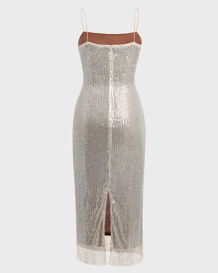 Sparkle Sequined Maxi Dress