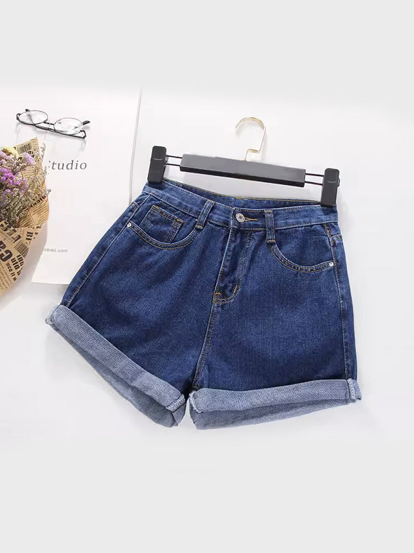 Vintage Chic Denim Shorts