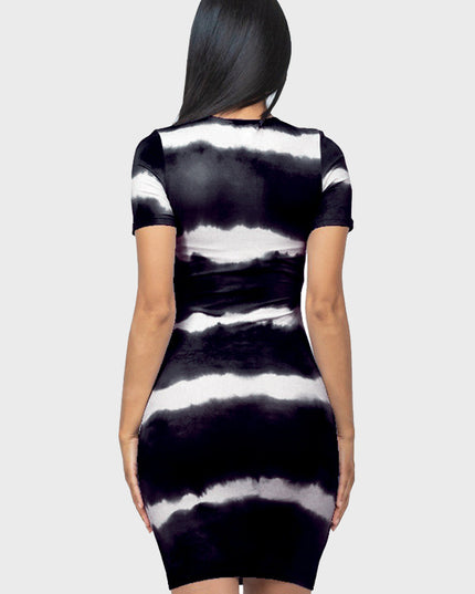 Curve Charm Striped Dress