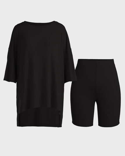 2 Piece Plus Size Matching Workout Loungewear Set