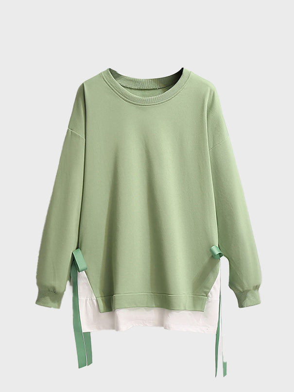 Cotton Oversized Pullover Top Jacket