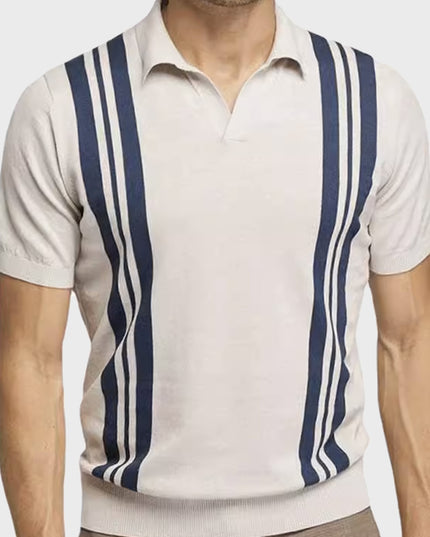 Striped Summer Polo Shirt