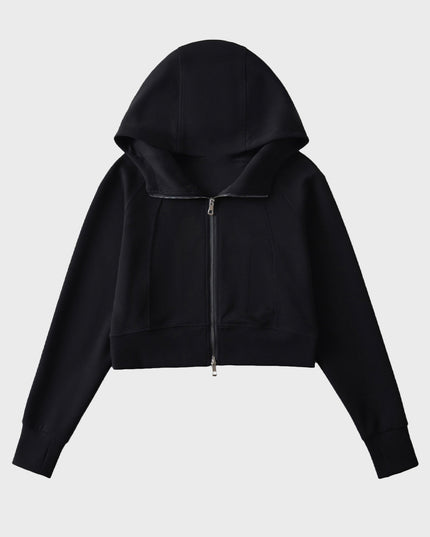 ZipperFlex Hoodie Jacket