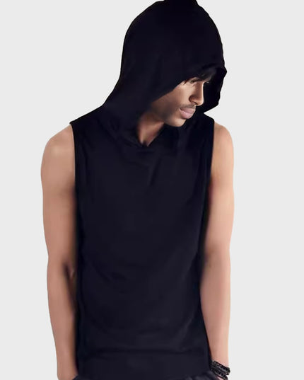 Summer Hooded Sleeveless Tee