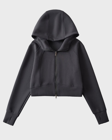 ZipperFlex Hoodie Jacket