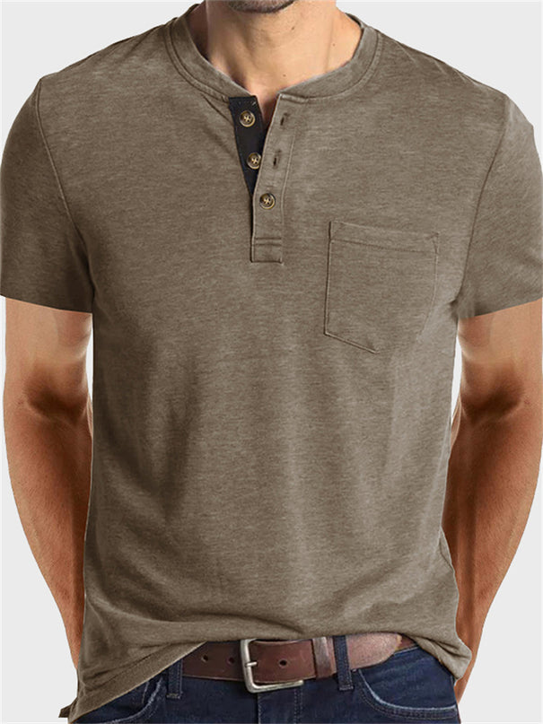 European Style Men's Short-Sleeved T-Shirt