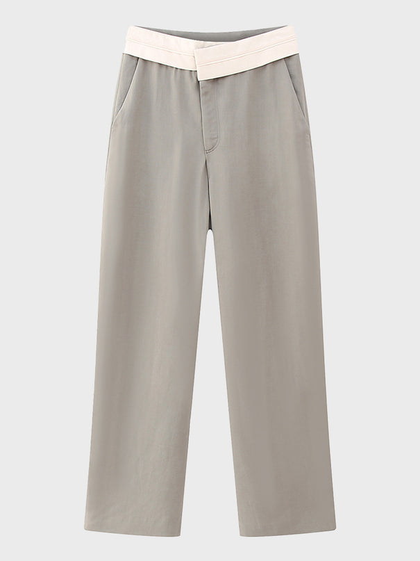 Asymmetric Vest Trouser Set