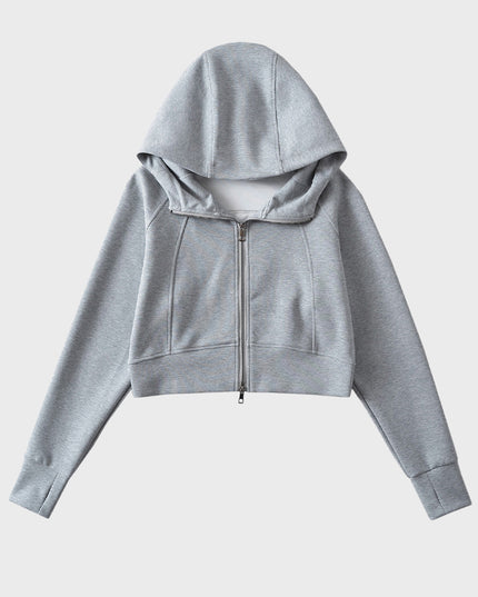 ZipperFlex Hoodie Jacket