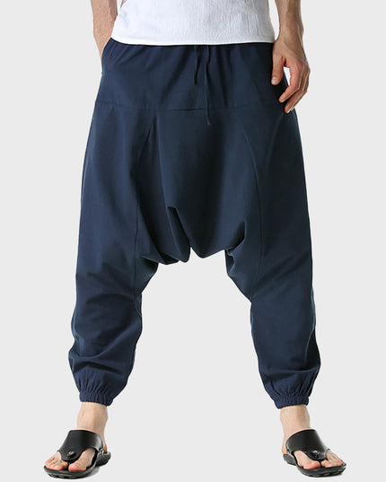 Cotton and Linen Loose Pants