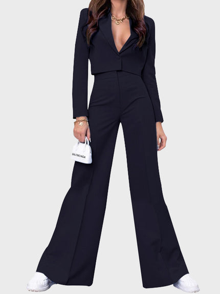 Urban Chic Solid Color Suit Set