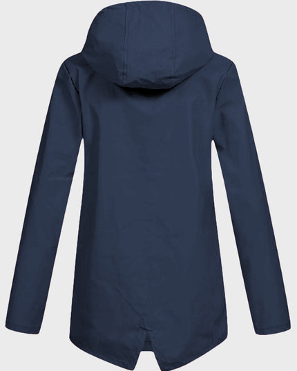 Velvet Hooded Water Repellant Windproof Jacket