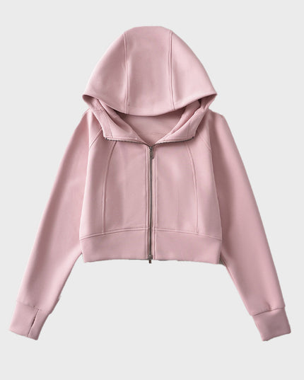 ZipperFlex Hoodie Jacket