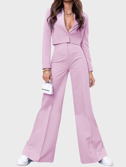 Urban Chic Solid Color Suit Set