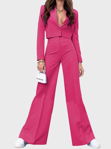 Urban Chic Solid Color Suit Set