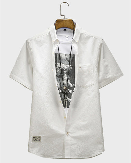 Casual Cotton Oxford Shirt