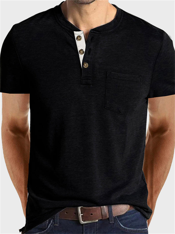 European Style Men's Short-Sleeved T-Shirt