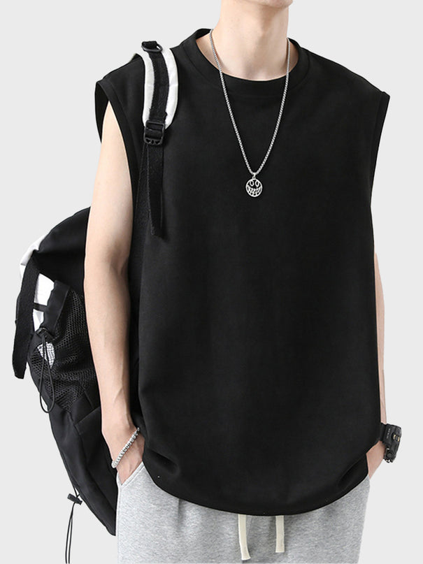 Summer Suede Sleeveless Pullover