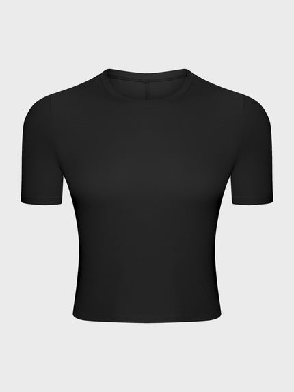 Nude Breathable Yoga Tee for Women