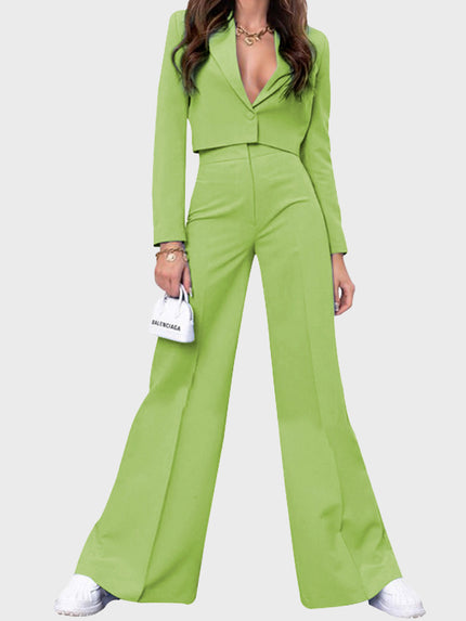 Urban Chic Solid Color Suit Set