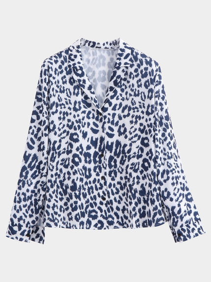 Camisa mediana con estampado de leopardo de Key Pieces 
