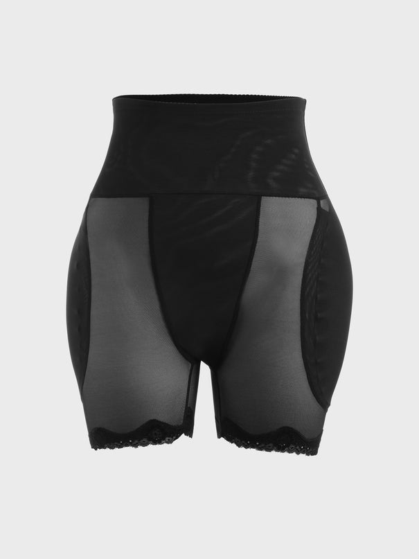 Pantalones cortos moldeadores de tamaño mediano con curvas para levantar glúteos 