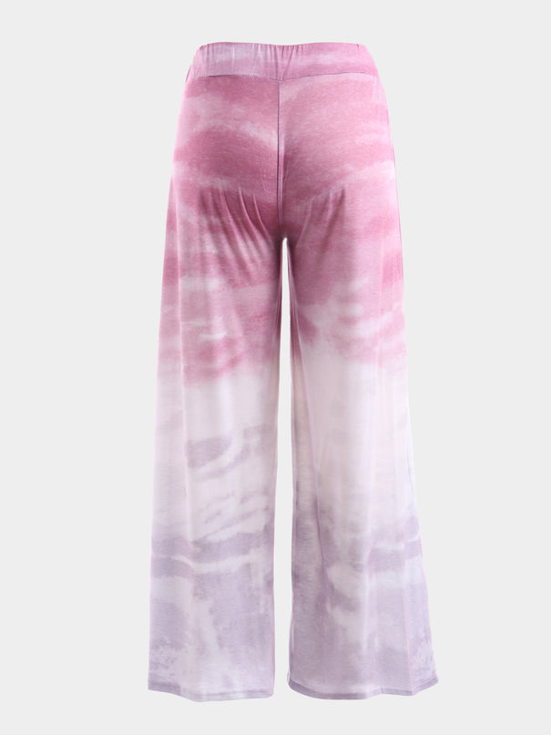 Pantalones holgados con efecto tie-dye So Chill de tamaño mediano 