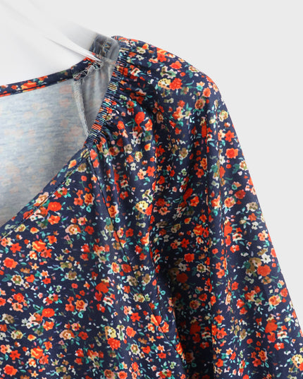 Blusa floral de florecitas vintage de tamaño mediano 