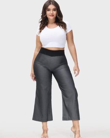 Thin Section Loose Wide-leg High-Waisted Jeans