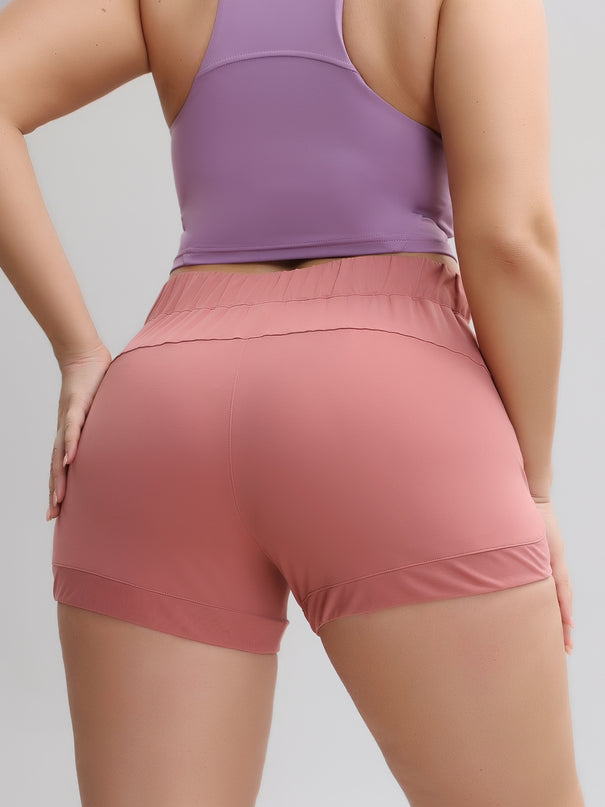 Midsize Drawstring Skin-Friendly Training Sports Shorts with Pockets