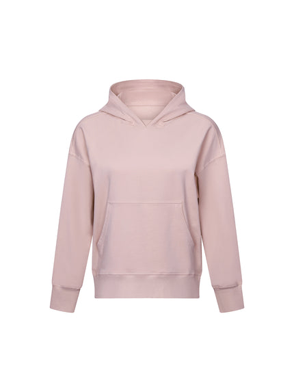 Midsize Casual Sports Loose Hooded Pullover Sweater