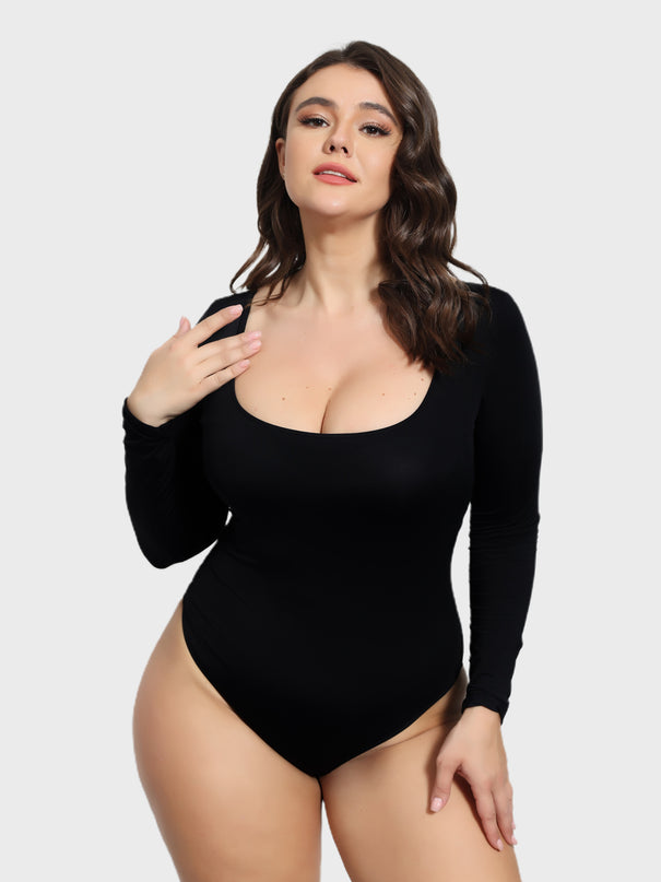Perfect from All Angle Bodysuit with Built-in Bra