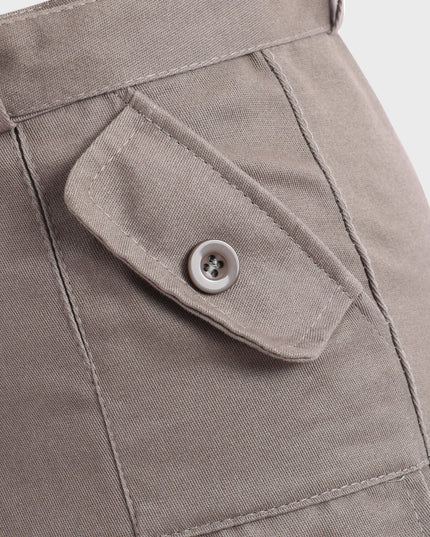 Midsize American-Retro Multifunctional Pockets Cargo Pants