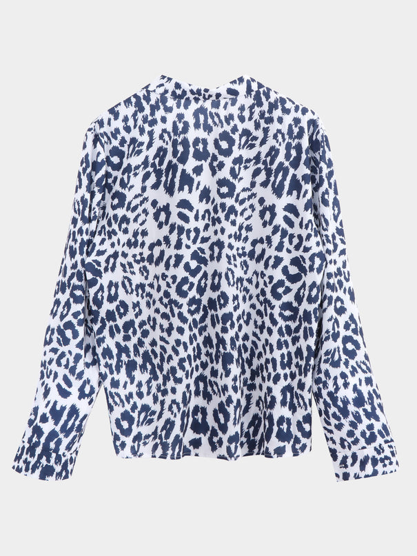 Midsize Key Pieces Leopard Printed Shirt