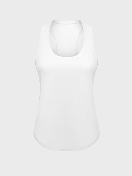 Camiseta sin mangas deportiva de yoga de secado rápido, holgada, transpirable y desnuda, de tamaño mediano, con espalda cruzada 
