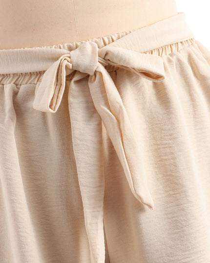 Midsize Petal Layered Tie-Up Shorts