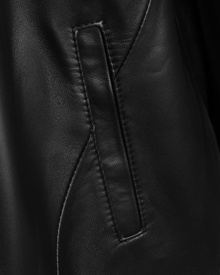 Sheepskin Leather Coat