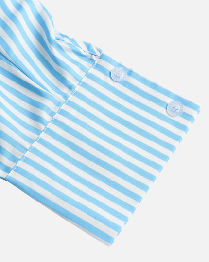 Blue Striped Comfort Set