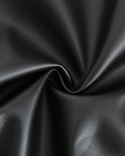 Falda de cuero de cintura alta Simplicity de tamaño mediano 