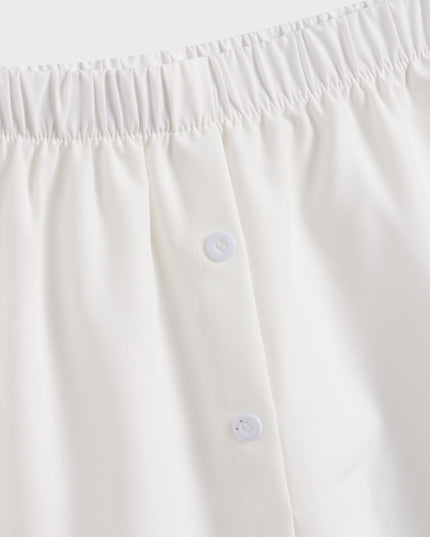 Falda extensora estilo camisa media combinación en capas de tamaño mediano 