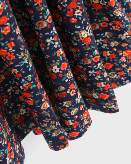 Blusa floral de florecitas vintage de tamaño mediano 