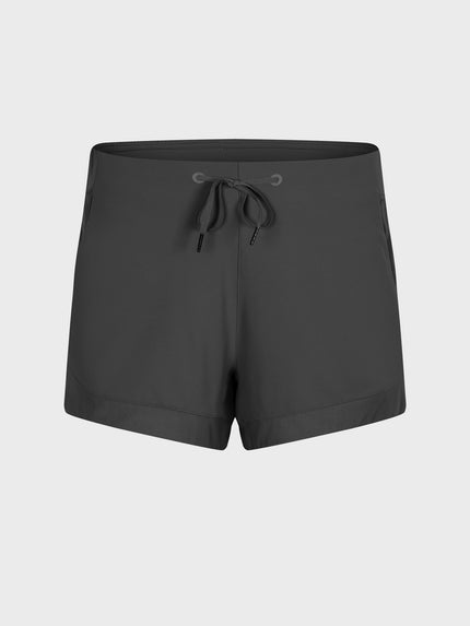 Midsize Drawstring Skin-Friendly Training Sports Shorts with Pockets