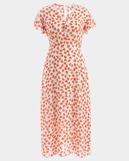 Midsize French Flair Vintage FLoral Dress