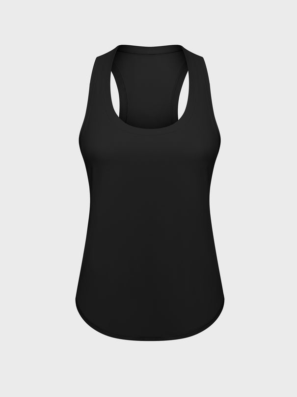 Camiseta sin mangas deportiva de yoga de secado rápido, holgada, transpirable y desnuda, de tamaño mediano, con espalda cruzada 