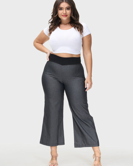 Thin Section Loose Wide-leg High-Waisted Jeans