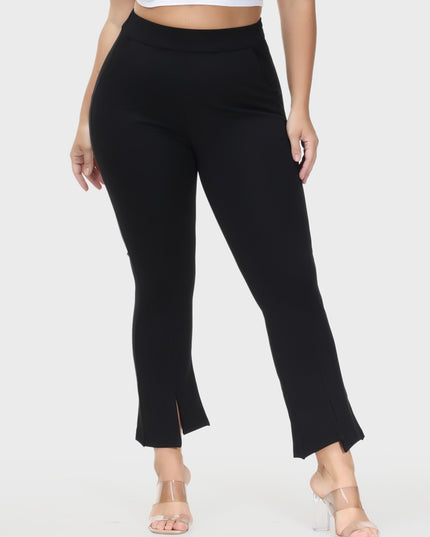 High-Waisted Skinny Stretch Pencil Pants with Pockets